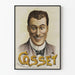 Expressive Vintage Portrait Poster Cosset