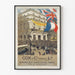 Póster vintage Cox & Co Préstamo Nacional 1920 París