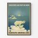 Vintage poster of cruises to the northern countries Hamburg-America Line