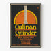 Póster vintage Culian Cylinder – Póster de decoración industrial