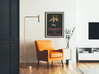 Vintage Poster Cutaway - Masculine Elegance and Classic Style