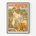 Póster vintage Cycles Perfecta estilo Art Nouveau
