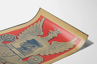 Polish patriotic poster tribute to the head of the nation (1914-1935)