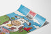 Póster vintage de Dairy Pride Ice Cream Vache Souriante