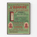 Póster vintage L'Héadine Fricción Antiséptica para salones de belleza
