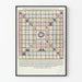 Vintage Poster Board Game De Rozen en Doornen Des Levens