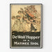 Póster vintage de DeWolf Hopper en un ídolo de matinée