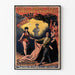 Póster vintage 1889 Exposición Universal de París - Espectáculo Misterio de Delprade