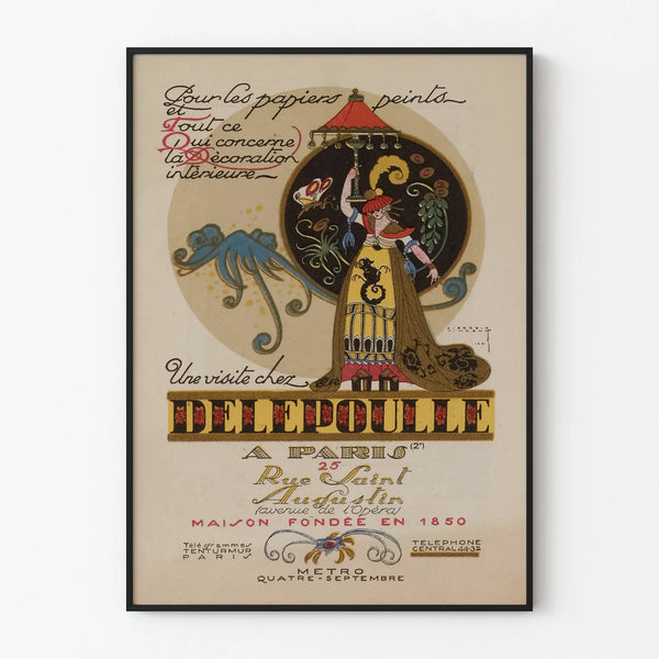 depliant-presentant-des-modeles-de-papier-peint-et-des-elements-de-decoration-interieure-de-delepoulle-rue-saint-august