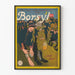 Póster publicitario vintage Borsyl - Polvo antitranspirante