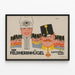 Póster vintage Der Feldherrnhügel - Decoración mural retro militar — cuadro enmarcado en la pared