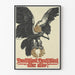 Póster decorativo Águila imperial con corona alemana