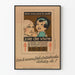 Póster vintage de timbre antituberculoso 1932 - Dos sous por la salud