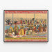 Póster vintage Barnum & Bailey - Gran exposición mundial de curiosidades humanas — cuadro enmarcado en la pared