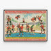 Póster vintage Barnum & Bailey - compañía de acróbatas en kilt — cuadro enmarcado en la pared