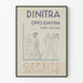 Vintage poster for Dinitra obesity treatment and arthritis