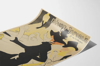 Póster vintage Divan Japonés decoración mural elegante