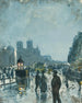 Notre-Dame de París bajo la lluvia - Dan Tull — vista de la obra