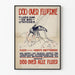 Póster vintage antimosquitos en noruego