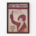 Póster vintage Don't Cry Frenchy - Ilustración emocional