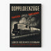 Vintage poster of the Hamburg Lübeck Travemünde train