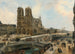 Vista de París con Notre-Dame - Édouard-Jacques Dufeu — vista de la obra