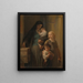 The widow's penny - Édouard-Louis Dubufe — framed artwork on a wall