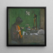 Madame Hessel en su tocador - Édouard Vuillard — cuadro enmarcado en la pared
