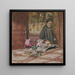 Madame Vuillard en bonnet en la Closerie des Gents - Édouard Vuillard — cuadro enmarcado en la pared