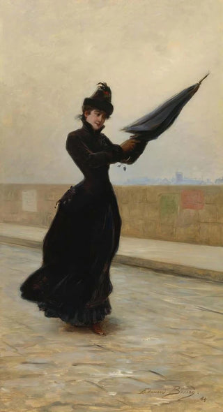 douard Bisson - A Windy Day.webp