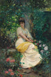 a Seat in the Shade - Édouard Frédéric Wilhelm Richter — artwork view