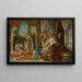 Au service de la favorite - Édouard Frédéric Wilhelm Richter — framed artwork on a wall