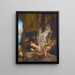 The Dance - Édouard Frédéric Wilhelm Richter — framed artwork on a wall