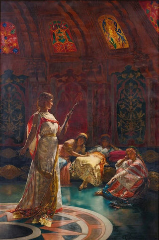 douard Frdric Wilhelm Richter - The Four Rivals.webp