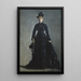 Una dama parisina - Édouard Manet — cuadro enmarcado en la pared