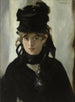 Berthe Morisot with a bouquet of violets - Édouard Manet — artwork view
