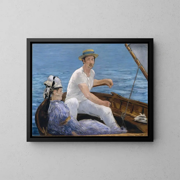 Navegación - Édouard Manet — cuadro enmarcado en la pared
