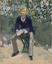 George Moore en el jardín de los artistas - Édouard Manet — vista de la obra