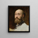 Cabeza de Jean-Baptiste Faure 1830-1914 - Édouard Manet — cuadro enmarcado en la pared