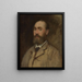 Jean-Baptiste Faure 1830-1914 - Édouard Manet — cuadro enmarcado en la pared
