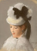 Young woman with a white hat - Édouard Manet — artwork view