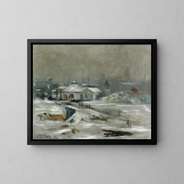 La Gare du chemin de fer de Sceaux - Édouard Manet — cuadro enmarcado en la pared
