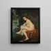 La Nymphe surprise - Édouard Manet — framed artwork on a wall