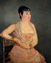 Dama en rosa - Édouard Manet — vista de la obra
