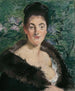 Dama con piel - Édouard Manet — vista de la obra