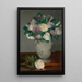 Peonies - Édouard Manet — framed artwork on a wall