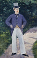 Retrato de Monsieur Brun - Édouard Manet — vista de la obra
