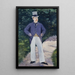 Retrato de Monsieur Brun - Édouard Manet — cuadro enmarcado en la pared