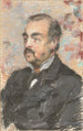 Portrait Painting of Julien de la Rochenoire - Édouard Manet — artwork view