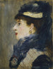 Retrato de una dama - Édouard Manet — vista de la obra